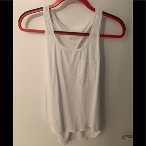 Lululemon white tank/ Yogi Racer Back III/ size 10